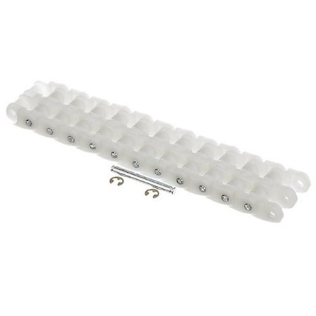 Morse Coupling Chain; 10 Ft; Size N4 Chain; Delrin Material N4 CPLG CHAIN-10 FT